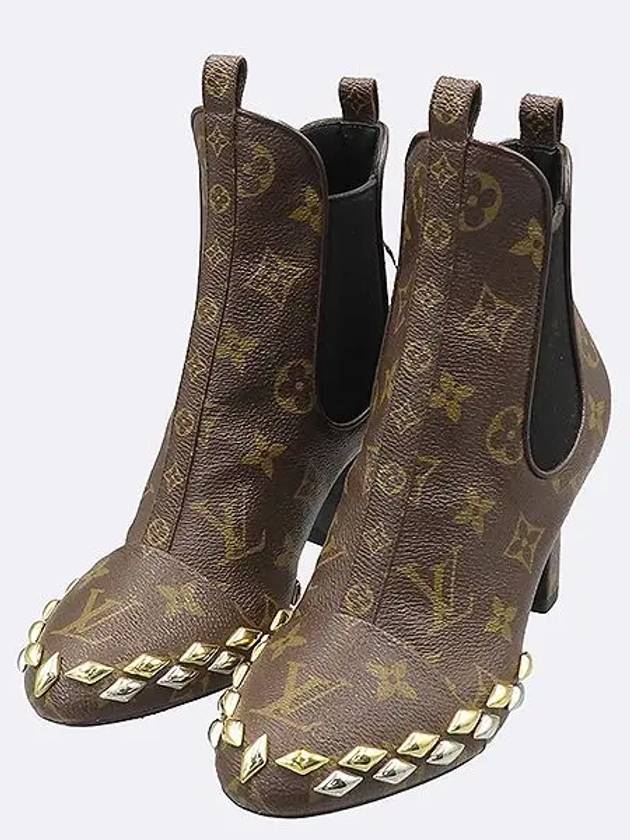 Smith Market Monogram Boots Women s Shoes - LOUIS VUITTON - BALAAN 5