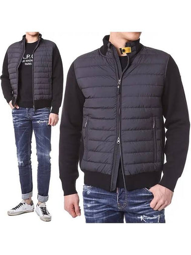 TAKUJI duck down padded layered knit zipup PMHYB KR01 541 - PARAJUMPERS - BALAAN 1