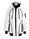 Women's Holland Fleece Zip Up Hoodie Ivory - MOOSE KNUCKLES - BALAAN 2