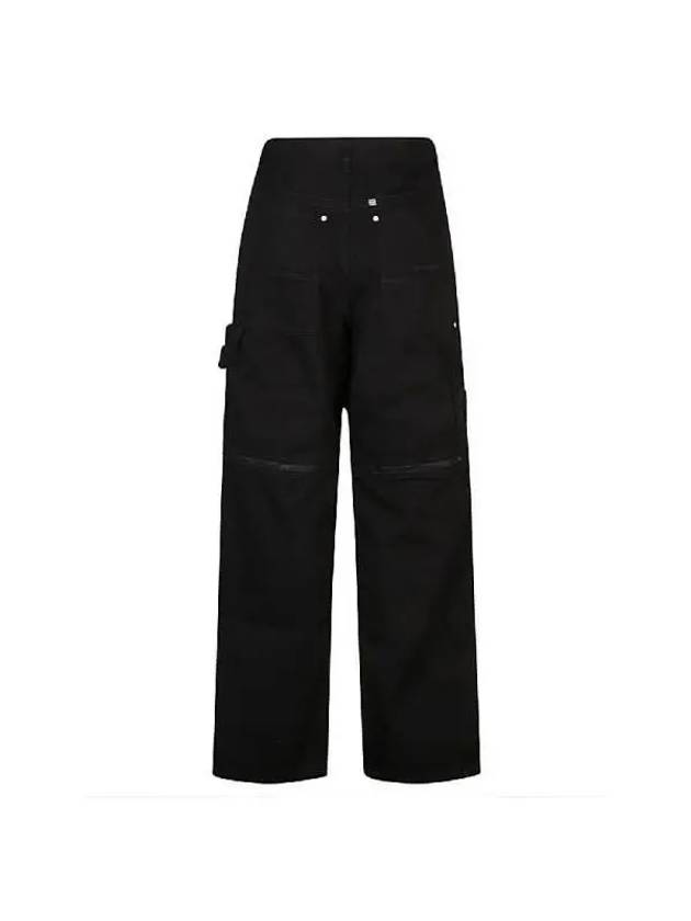 Zip Off Carpenter Straight Pants Black - GIVENCHY - BALAAN 3