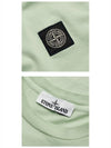 Logo Patch Short Sleeve T-Shirt Melon - STONE ISLAND - BALAAN 6