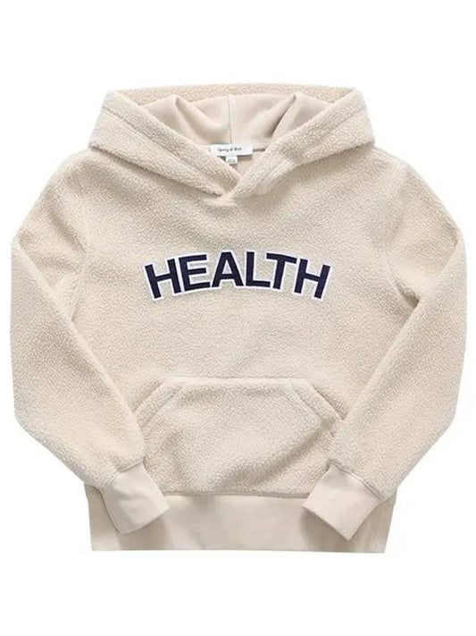 HO664CR CREAM Health Sherpa Women's Hoodie - SPORTY & RICH - BALAAN 1