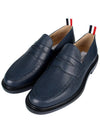 Classic Leather Penny Loafers Blue - THOM BROWNE - BALAAN 3