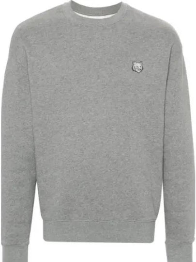 Bold Fox Head Cotton Sweatshirt Grey - MAISON KITSUNE - BALAAN 2