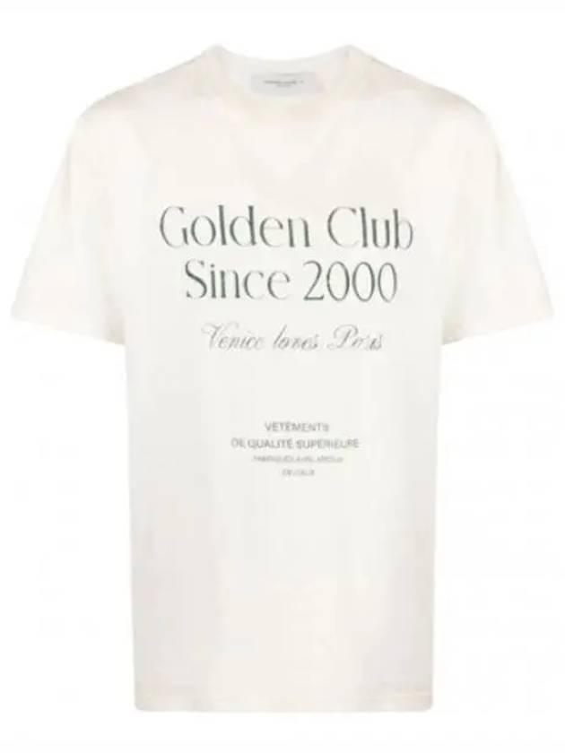 Crew Neck Cotton Paper Short Sleeve T-Shirt White - GOLDEN GOOSE - BALAAN 2