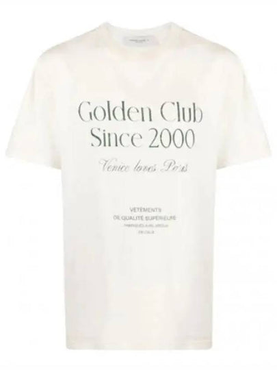 Crew Neck Cotton Paper Short Sleeve T-Shirt White - GOLDEN GOOSE - BALAAN 2