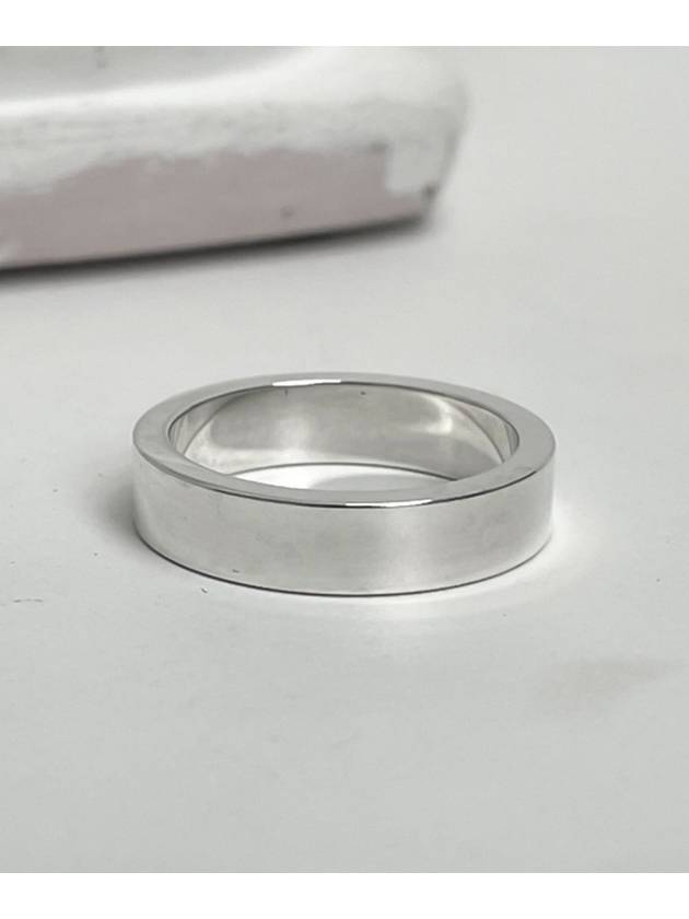 Non Logo Bold Ring Silver - BLESSED BULLET - BALAAN 2