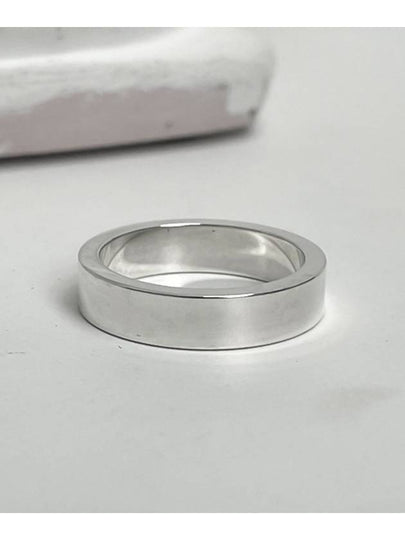 Non Logo Bold Ring Silver - BLESSED BULLET - BALAAN 2