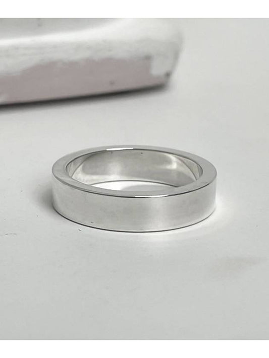 Non Logo Bold Ring Silver - BLESSED BULLET - BALAAN 1