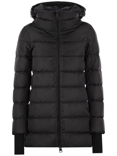 Medium down jacket with hood - HERNO - BALAAN 1