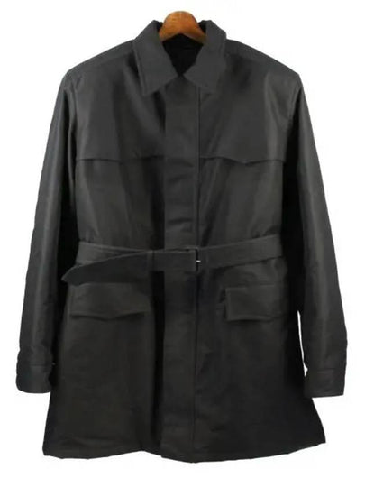 Technical Fabric Parka Black - PRADA - BALAAN 2