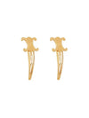 Triomphe Snap Brass Steel Hair Clip Gold Set Of 2 - CELINE - BALAAN 4