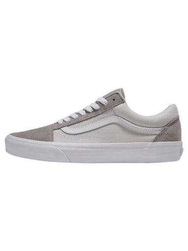 Old Skool Canvas Suede Low Top Sneakers Grey - VANS - BALAAN 1