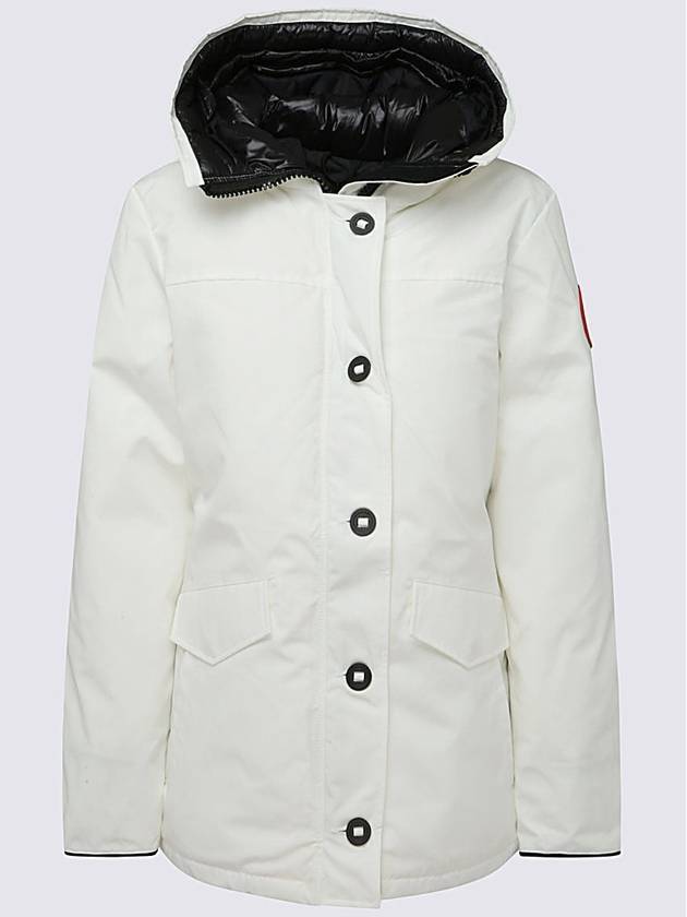 Lynnwood Short Padding Parka White - CANADA GOOSE - BALAAN 3