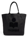 Yenky Logo Tote Bag Black - ISABEL MARANT - BALAAN 2