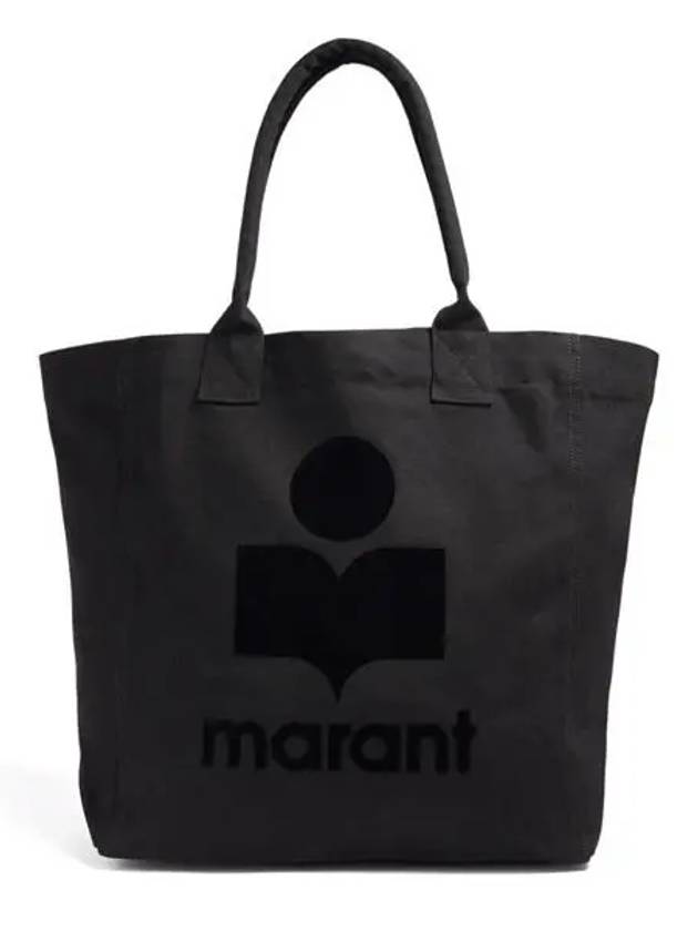 Yenky Logo Tote Bag Black - ISABEL MARANT - BALAAN 3