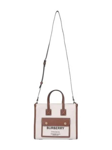 Mini Freya Tote Bag Natural Tan - BURBERRY - BALAAN 1