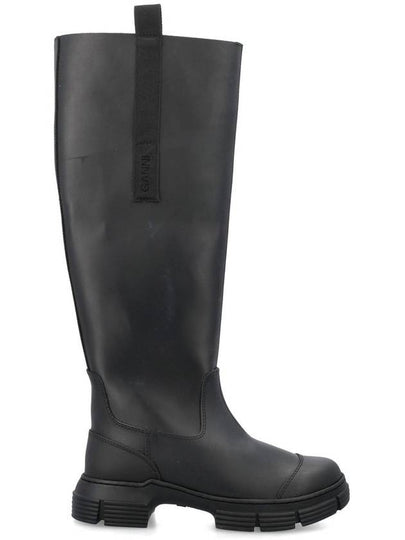 Country Rubber Rain Boots Black - GANNI - BALAAN 2