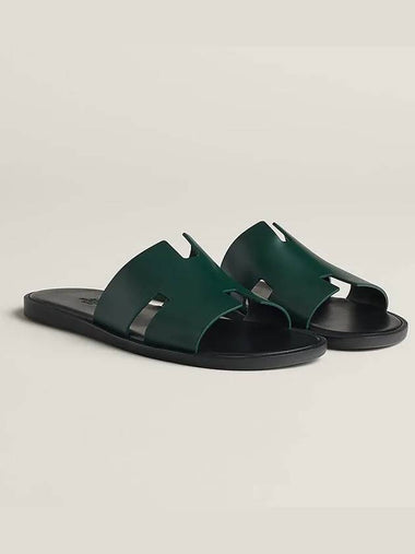 Izmir Leather Sandals Slippers H212879Z - HERMES - BALAAN 1