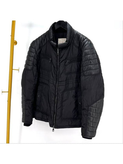 Black Waffen Dimitri Biker Padded Jumper Size 6 - MONCLER - BALAAN 2