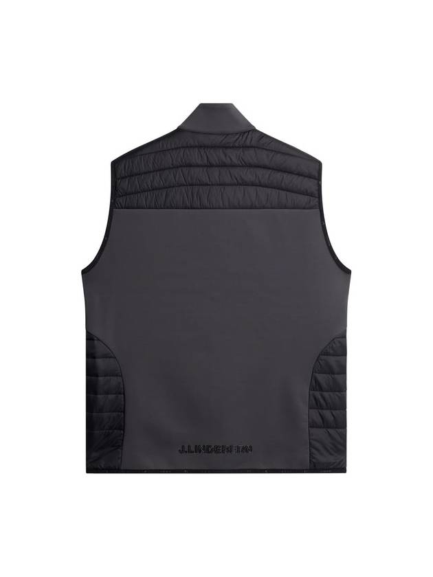 Men's Holden Quilt Hybrid Vest Asphalt - J.LINDEBERG - BALAAN 3