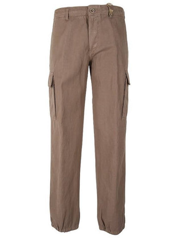 Men's Summer Classic Cotton Slacks Brown - LORO PIANA - BALAAN 1