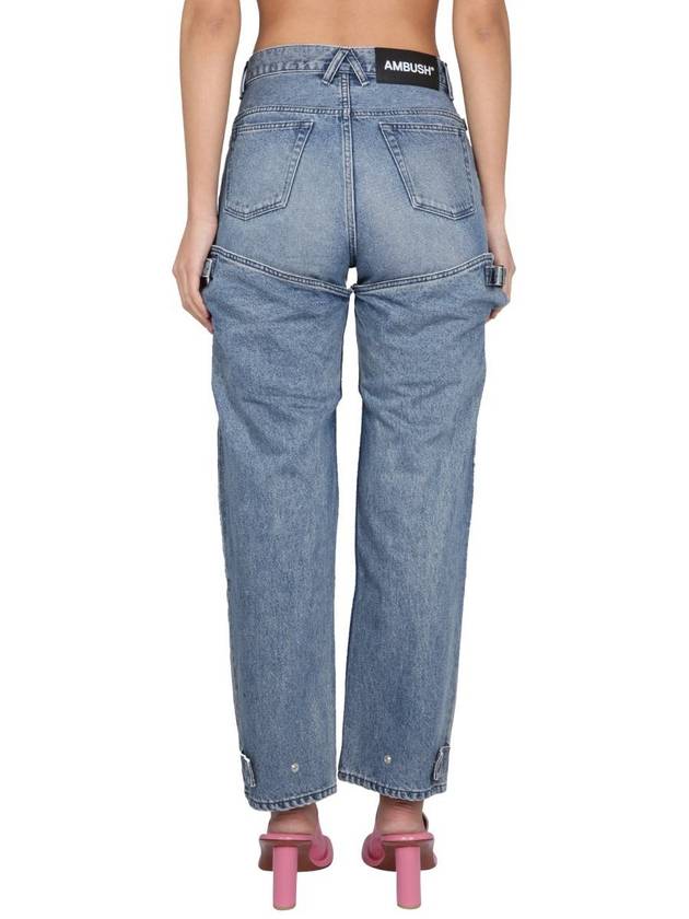 Denim Straight Pants BWYB008 S23DEN0014900 BLUE - AMBUSH - BALAAN 5