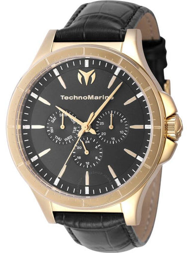 Technomarine MoonSun Date-Day Quartz Charcoal Dial Men's Watch TM-822029 - TECHNOMARINE - BALAAN 1