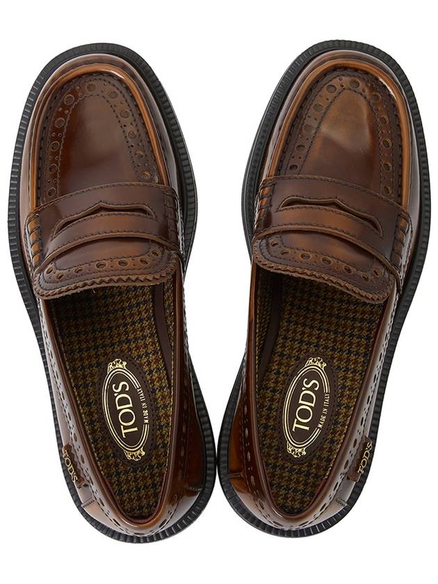 Mocassino Patent Leather Loafer brown - TOD'S - BALAAN 3