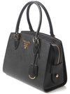 Logo Saffiano Tote Bag Black - PRADA - BALAAN 3