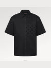 1AFR04 Flocked Short Sleeved Cotton Shirt - LOUIS VUITTON - BALAAN 1