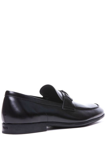 Double T Leather Loafers Black - TOD'S - BALAAN 2