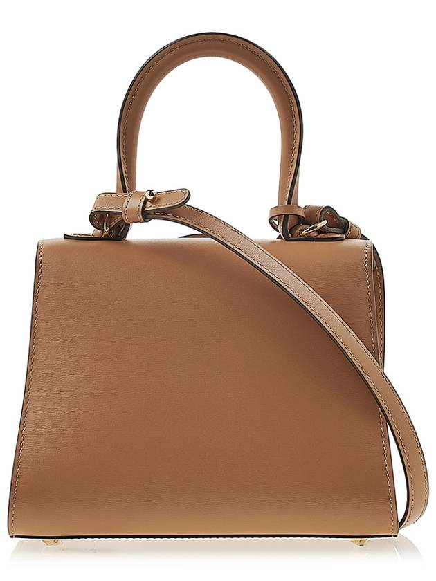 Brillant Mini Box Tote Bag Brown - DELVAUX - BALAAN 4