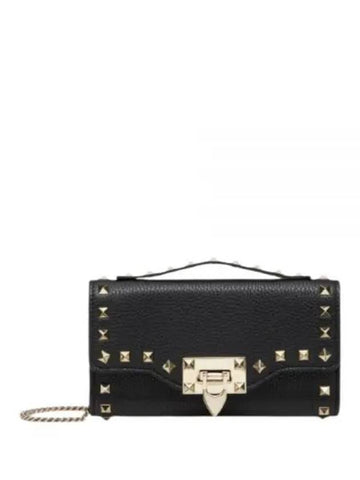 5W0P0U99 VSH 0NO 5W2P0U99 Rockstud Chain Wallet Bag - VALENTINO - BALAAN 1