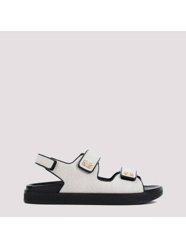 4G Logo Plaque Sandals Beige - GIVENCHY - BALAAN 1