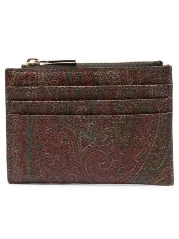 Etro Women Card Holder Wallet Brown 0N497 8210 - ETRO - BALAAN 1