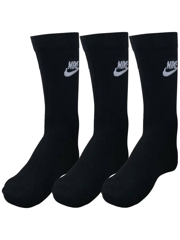 Everyday Essentials 3 Pack Socks Black - NIKE - BALAAN 3