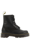 1460 8 Hole Becks Smooth Walker Boots Black - DR. MARTENS - BALAAN 1