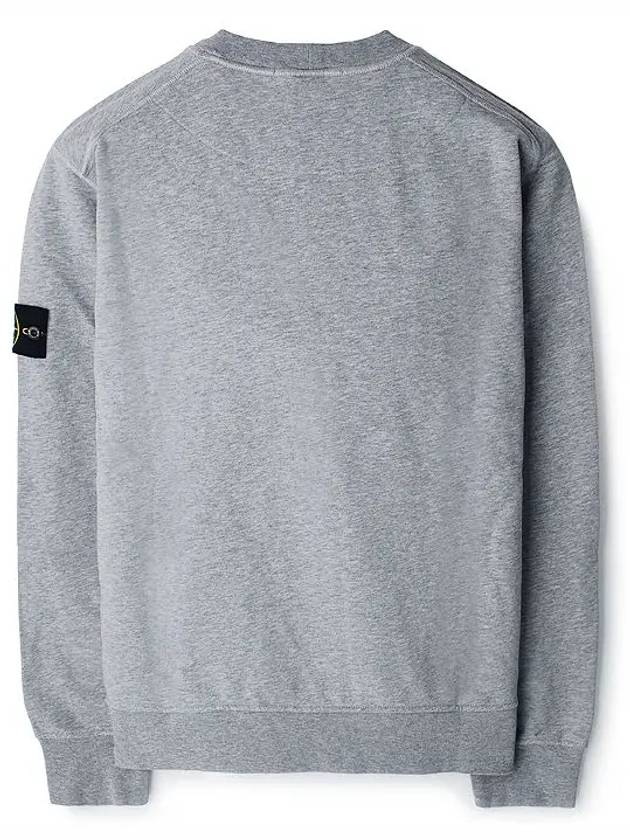 Wappen Patch Garment Dyed Sweatshirt Grey - STONE ISLAND - BALAAN 3