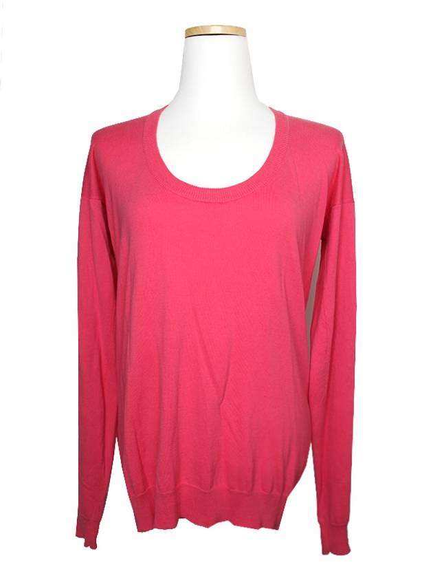 MM6 Hot pink pure cotton knit top 55 66 - MARTIN MARGIELA - BALAAN 1