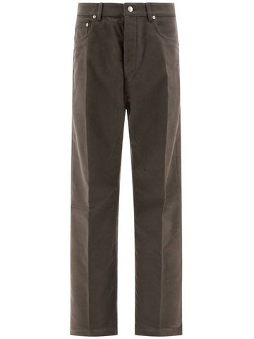 Rick Owens Geth Straight-Leg Cotton Trousers - RICK OWENS - BALAAN 1