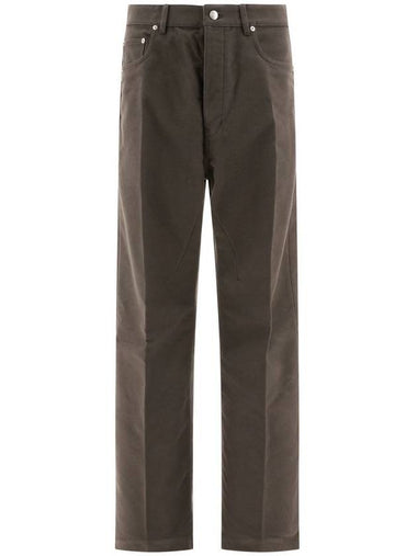 Rick Owens Geth Straight-Leg Cotton Trousers - RICK OWENS - BALAAN 1