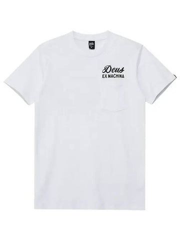 DMS41065A WHT Men's Short Sleeve T-Shirt - DEUS EX MACHINA - BALAAN 1