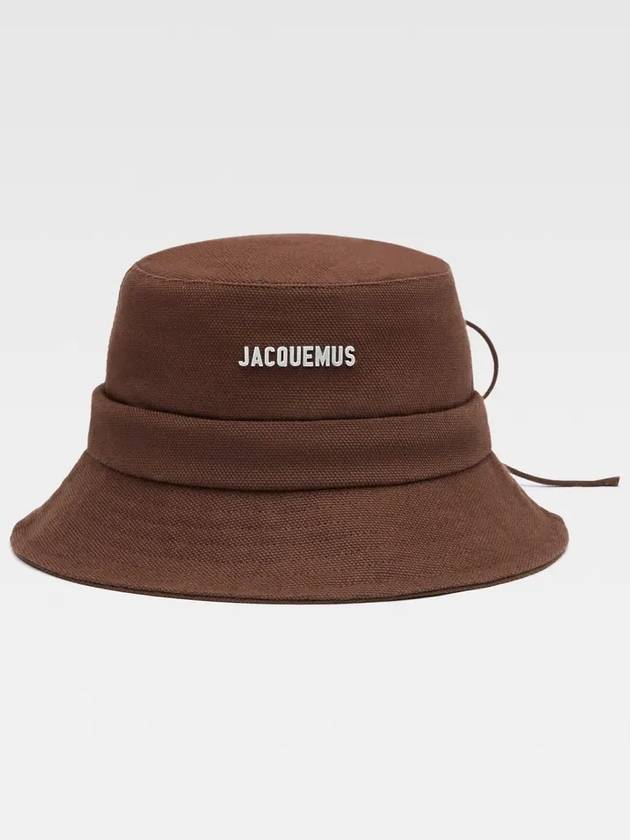 Le Bob Gadjo Knotted Bucket Hat Brown - JACQUEMUS - BALAAN 2