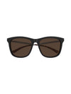 eyewear horn-rimmed sunglasses brown - GUCCI - BALAAN.