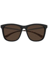 eyewear horn-rimmed sunglasses brown - GUCCI - BALAAN 1