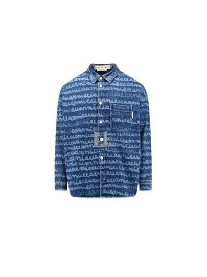 Pocket Denim Long Sleeve Shirt Blue - MARNI - BALAAN 2