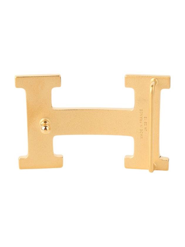 Gold H buckle reversible double sided belt 32mm 100 size 34127 4 - HERMES - BALAAN 7