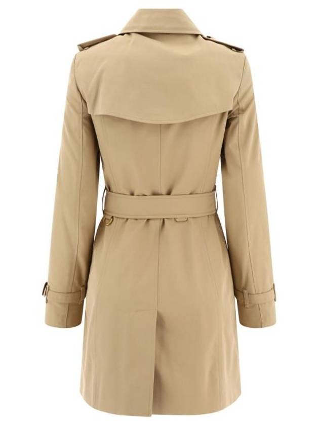 Short Chelsea Heritage Trench Coat Beige - BURBERRY - BALAAN 3