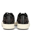 Toile Iconographe Low Top Sneakers Brown - VALENTINO - BALAAN 4